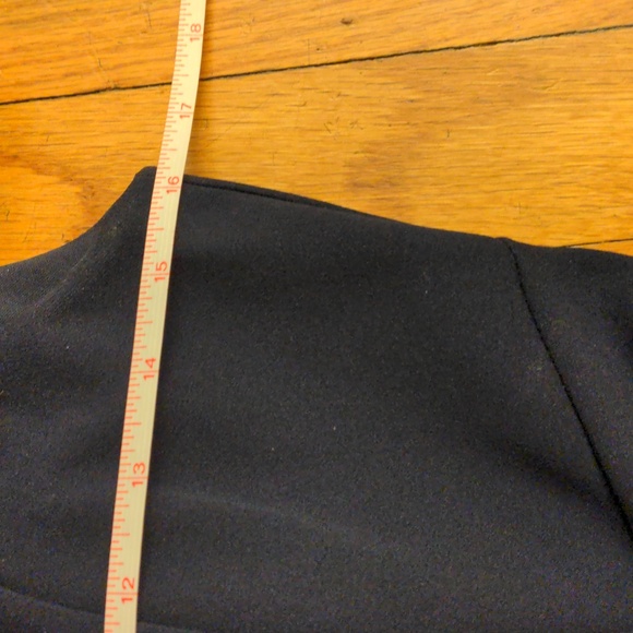 NEW with tags Nordstrom Ruched Off the Shoulder Crepe Gown in Navy - Picture 15 of 16